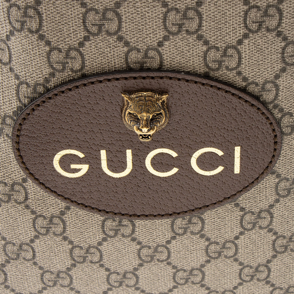 Gucci GG Supreme Neo Vintage Drawstring Backpack