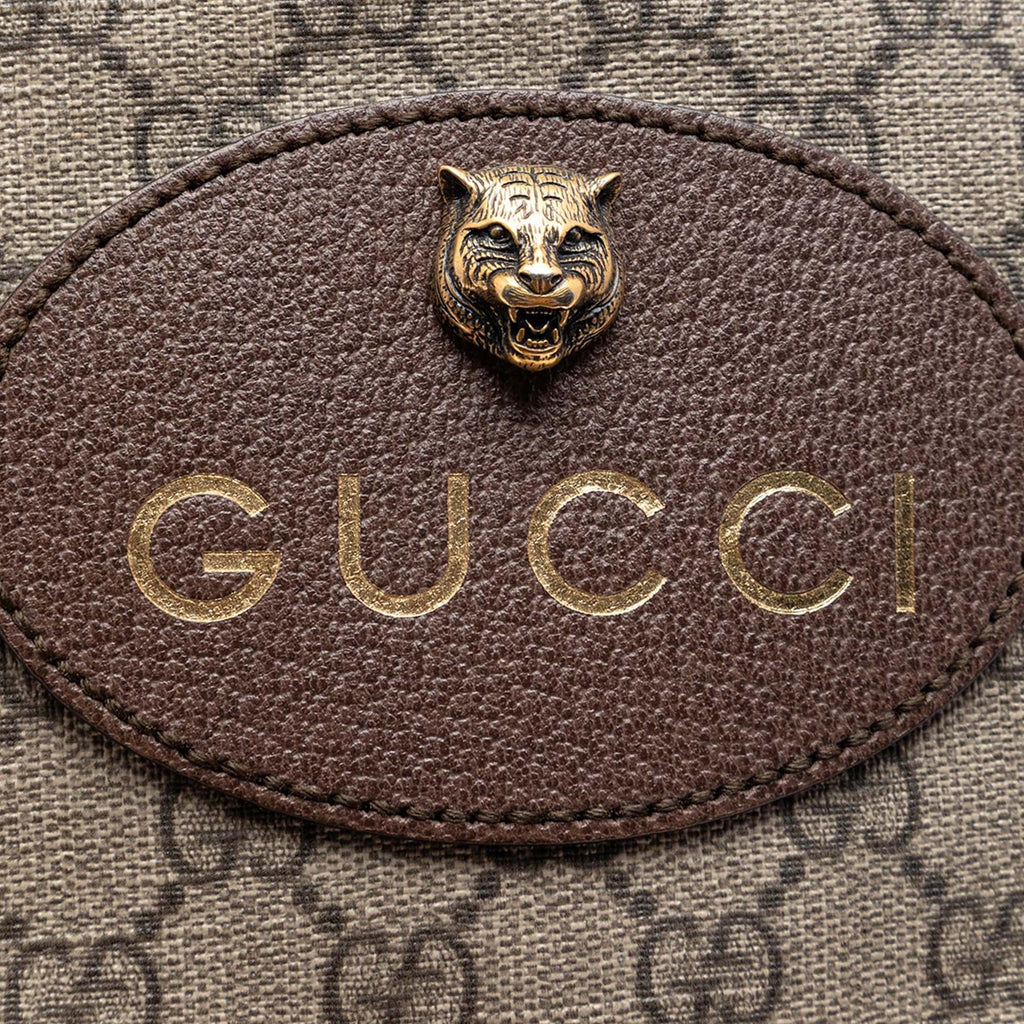 Gucci GG Supreme Neo Vintage Drawstring Bucket Bag