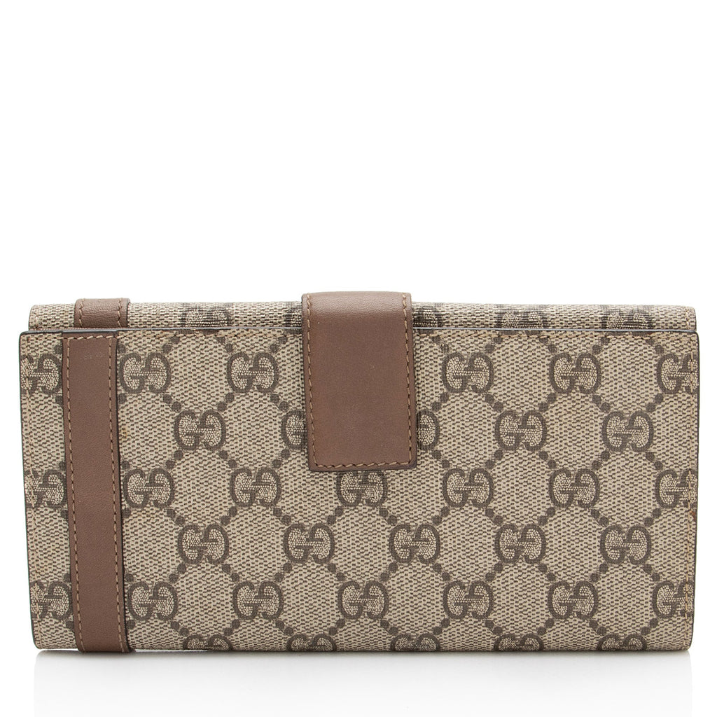 Gucci GG Supreme Nice Continental Wallet