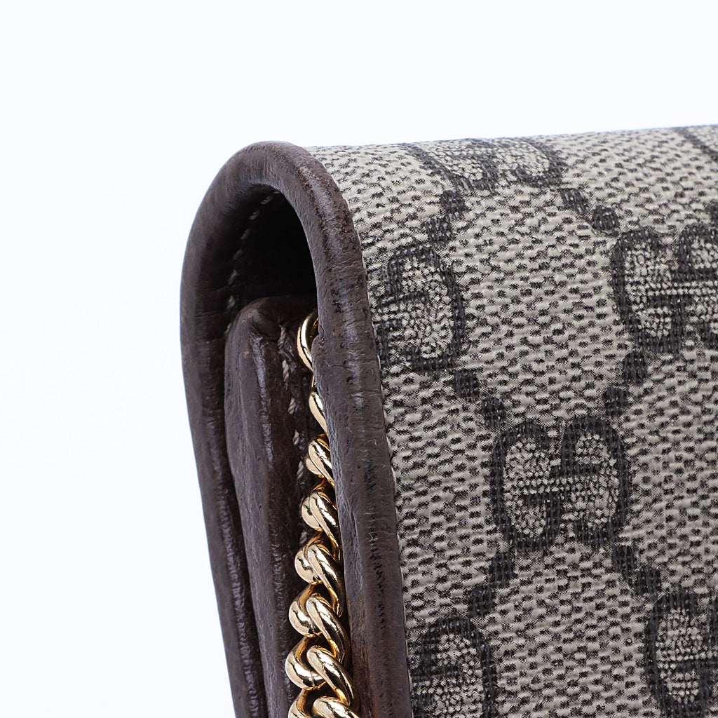 Gucci GG Supreme Ophidia Chain Wallet (SHF-Rd9cA8)