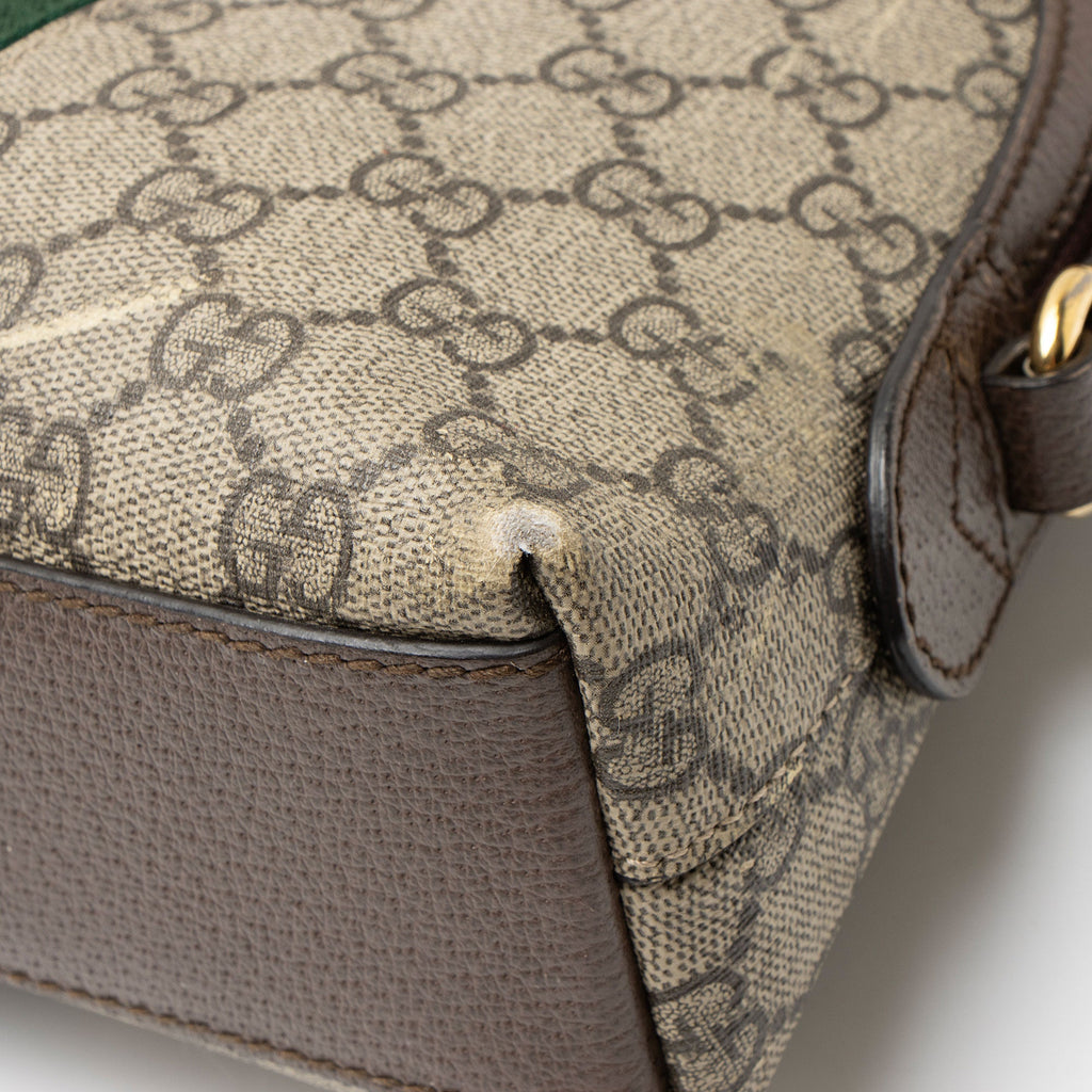 Gucci GG Supreme Ophidia Dome Small Shoulder Bag