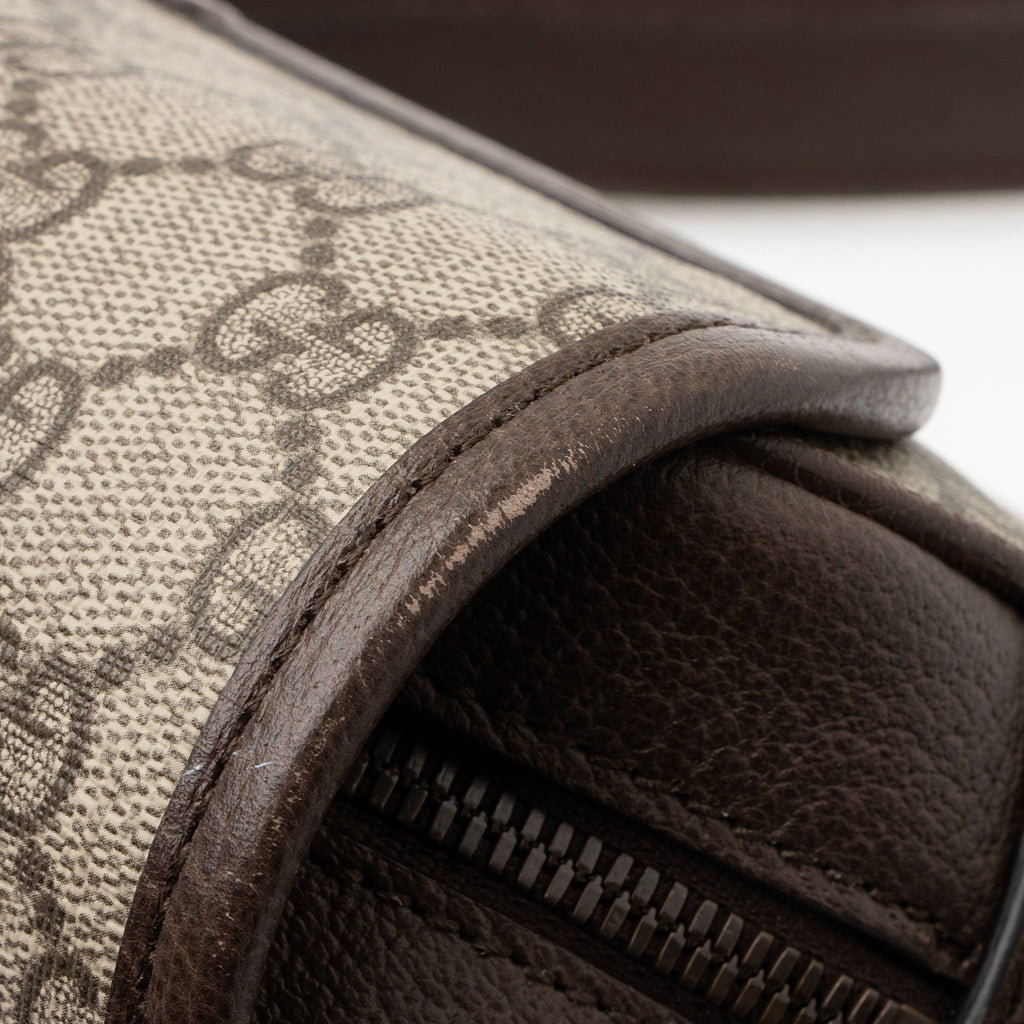 Gucci GG Supreme Ophidia Web Flap Medium Messenger
