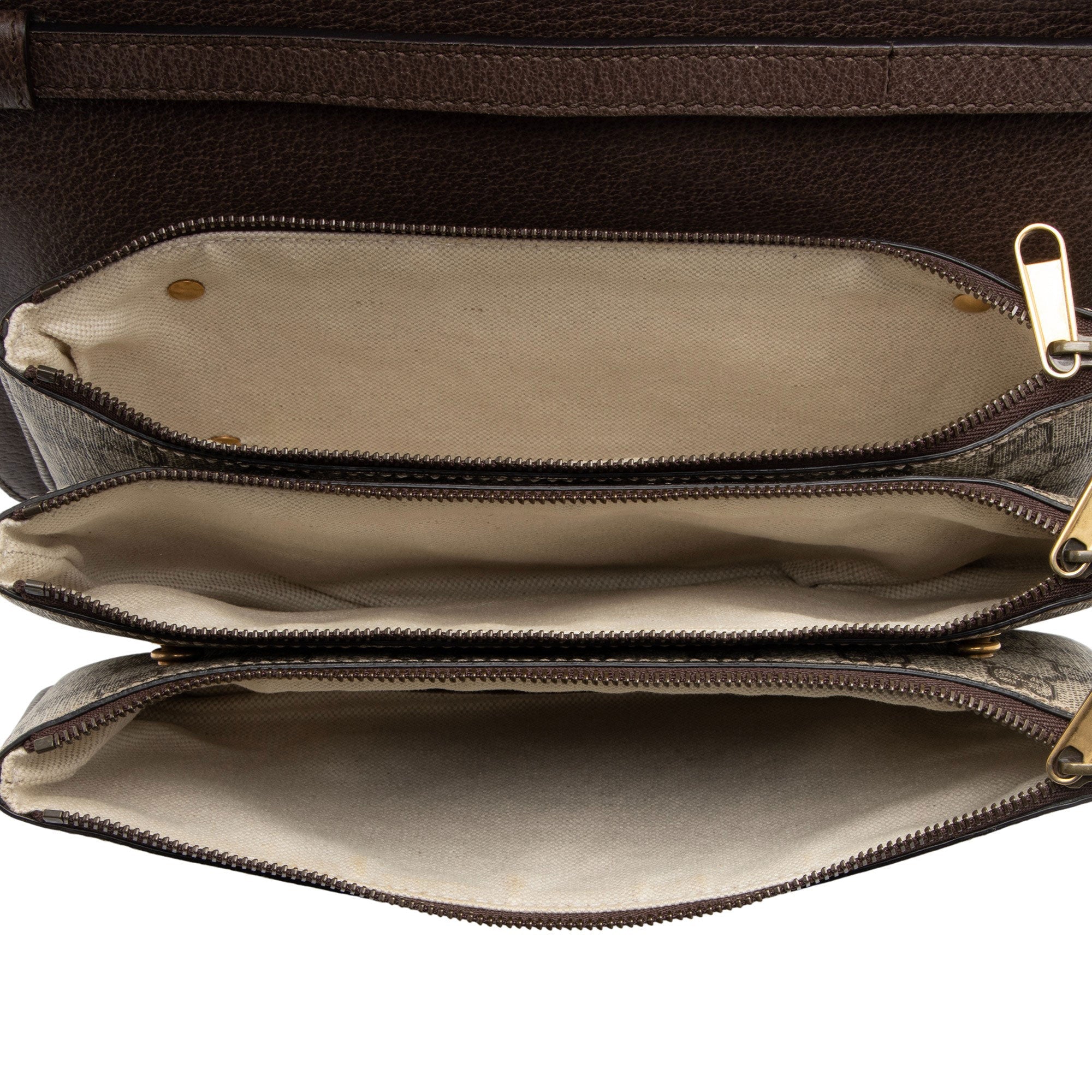Gucci GG Supreme Ophidia Flap E/W Messenger Bag