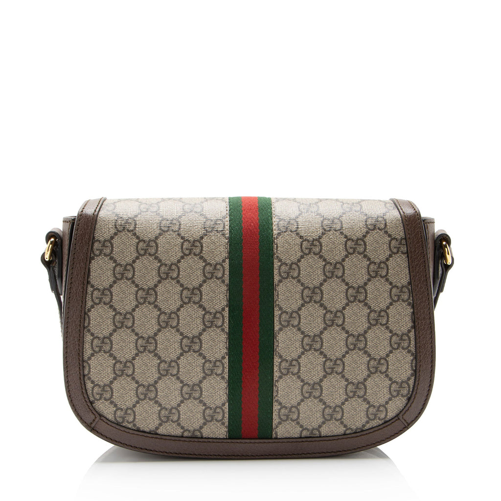 Gucci GG Supreme Ophidia Flap Messenger Bag