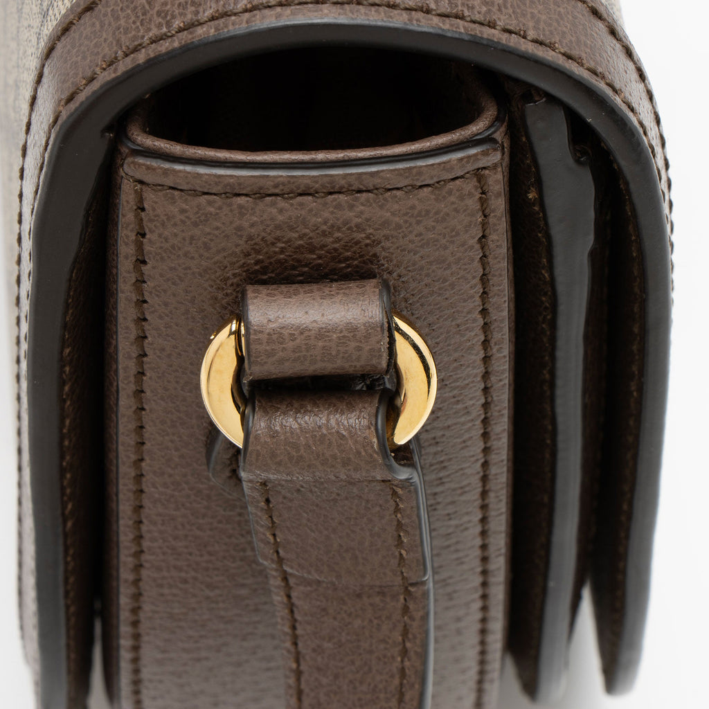 Gucci GG Supreme Ophidia Flap Messenger Bag