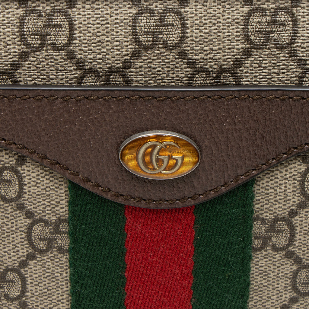 Gucci GG Supreme Ophidia Gusset Medium Crossbody