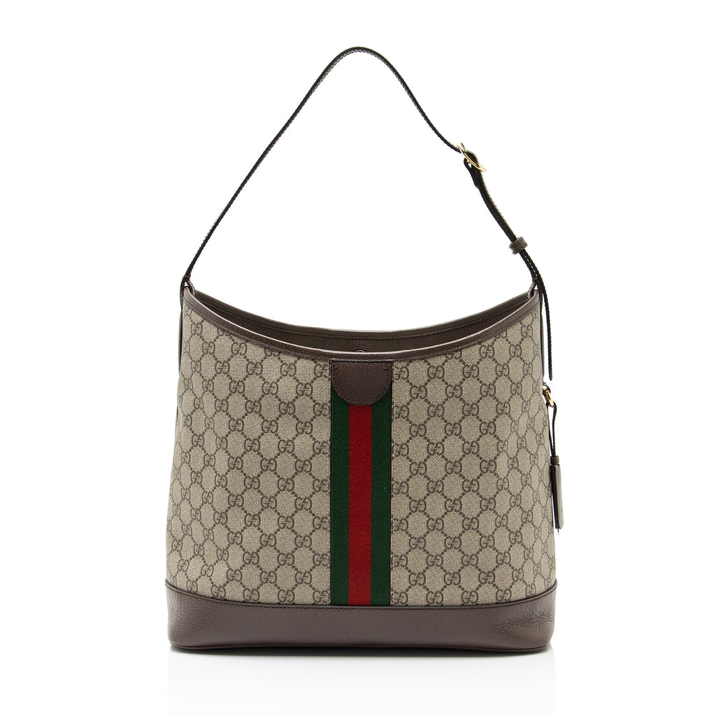 Gucci GG Supreme Ophidia Large Open Shoulder Bag