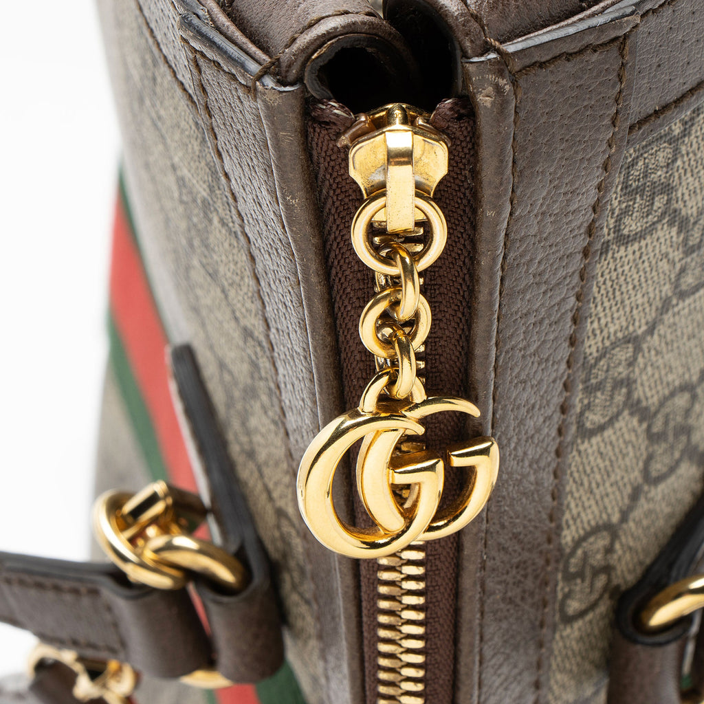 Gucci GG Supreme Ophidia Large Zip Tote