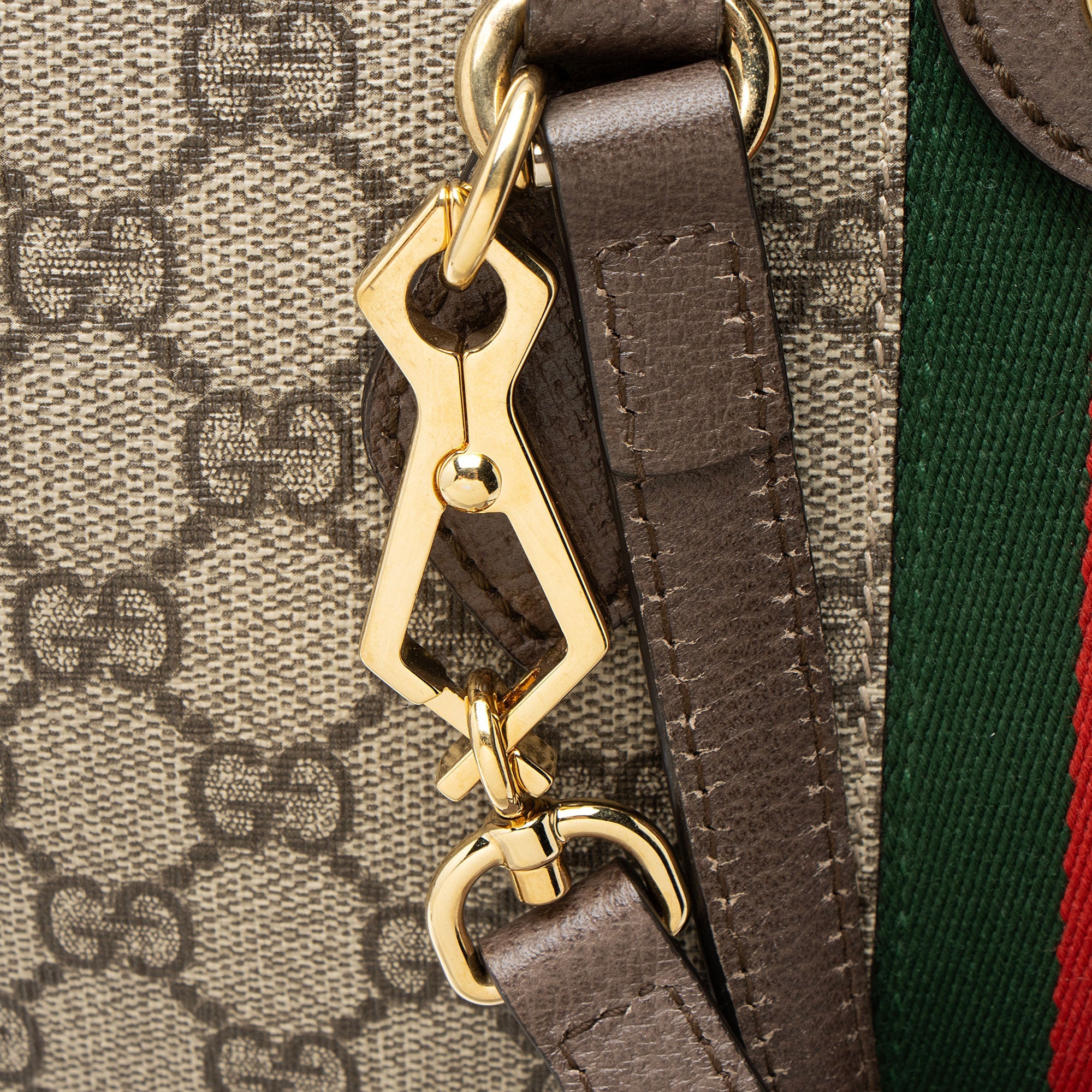 Gucci GG Supreme Ophidia Large Zip Tote