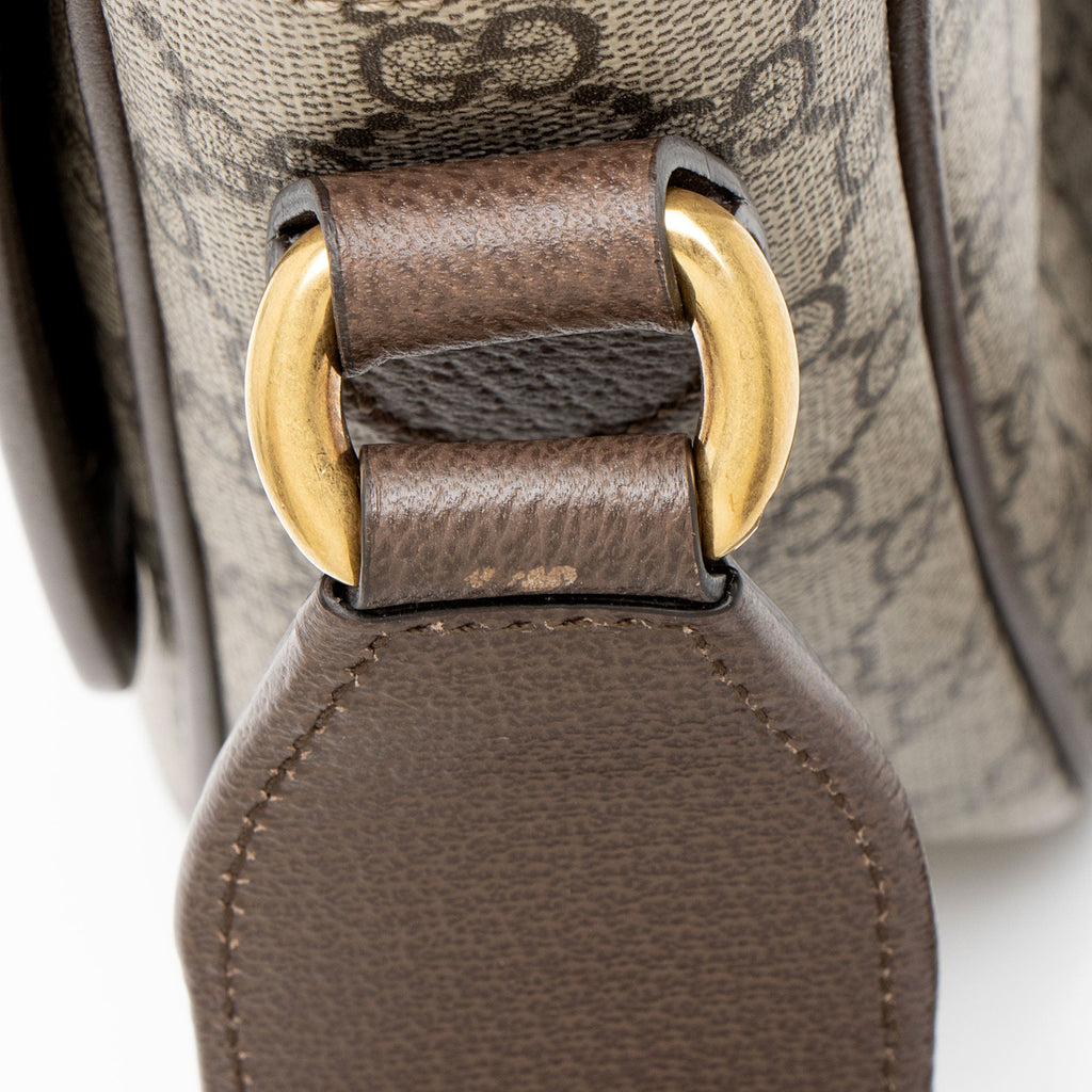 Gucci GG Supreme Ophidia Medium Flap Messenger