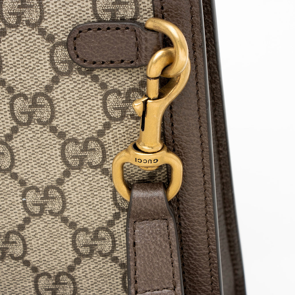 Gucci GG Supreme Ophidia Medium Wristlet