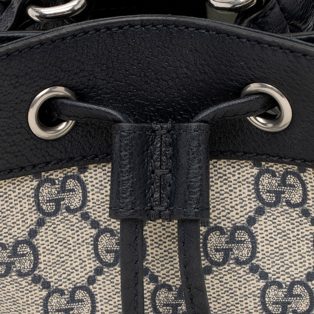Gucci GG Supreme Ophidia Mini Bucket Bag (SHF-ZawUrB)