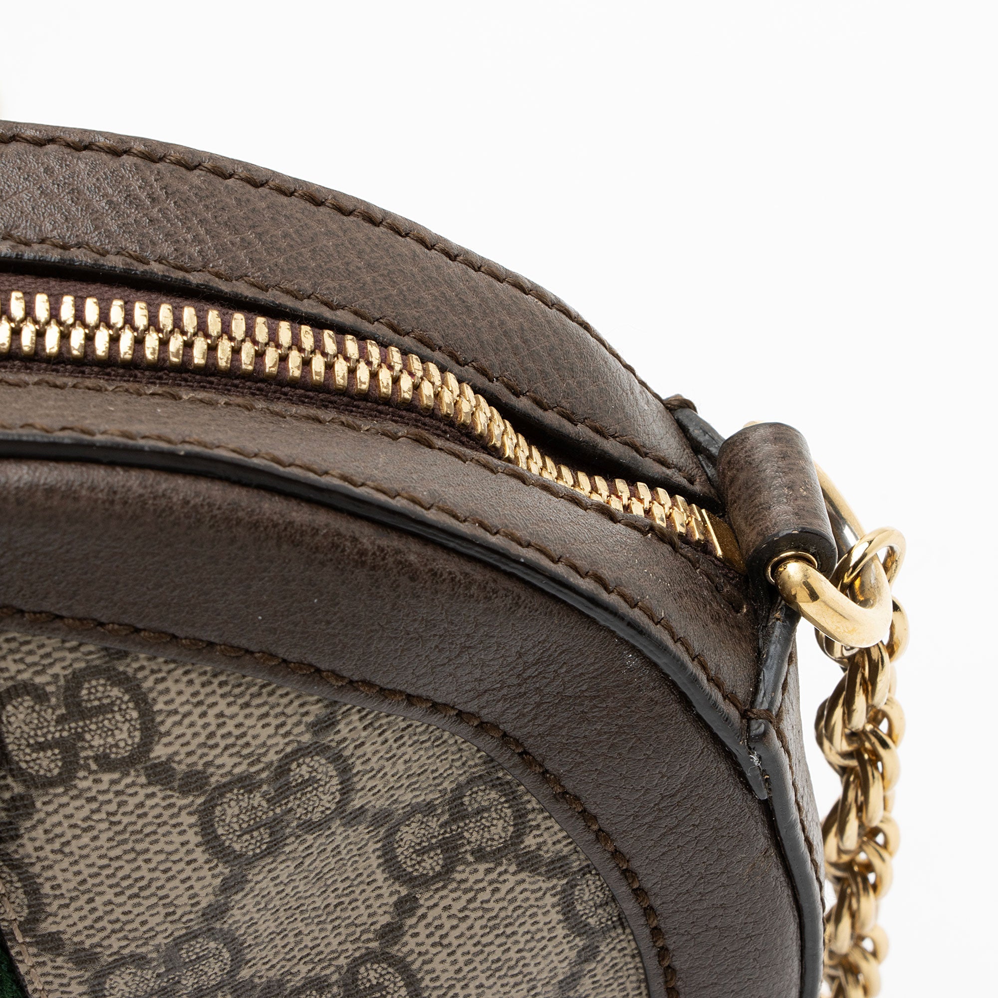 Gucci GG Supreme Ophidia Round Mini Shoulder Bag