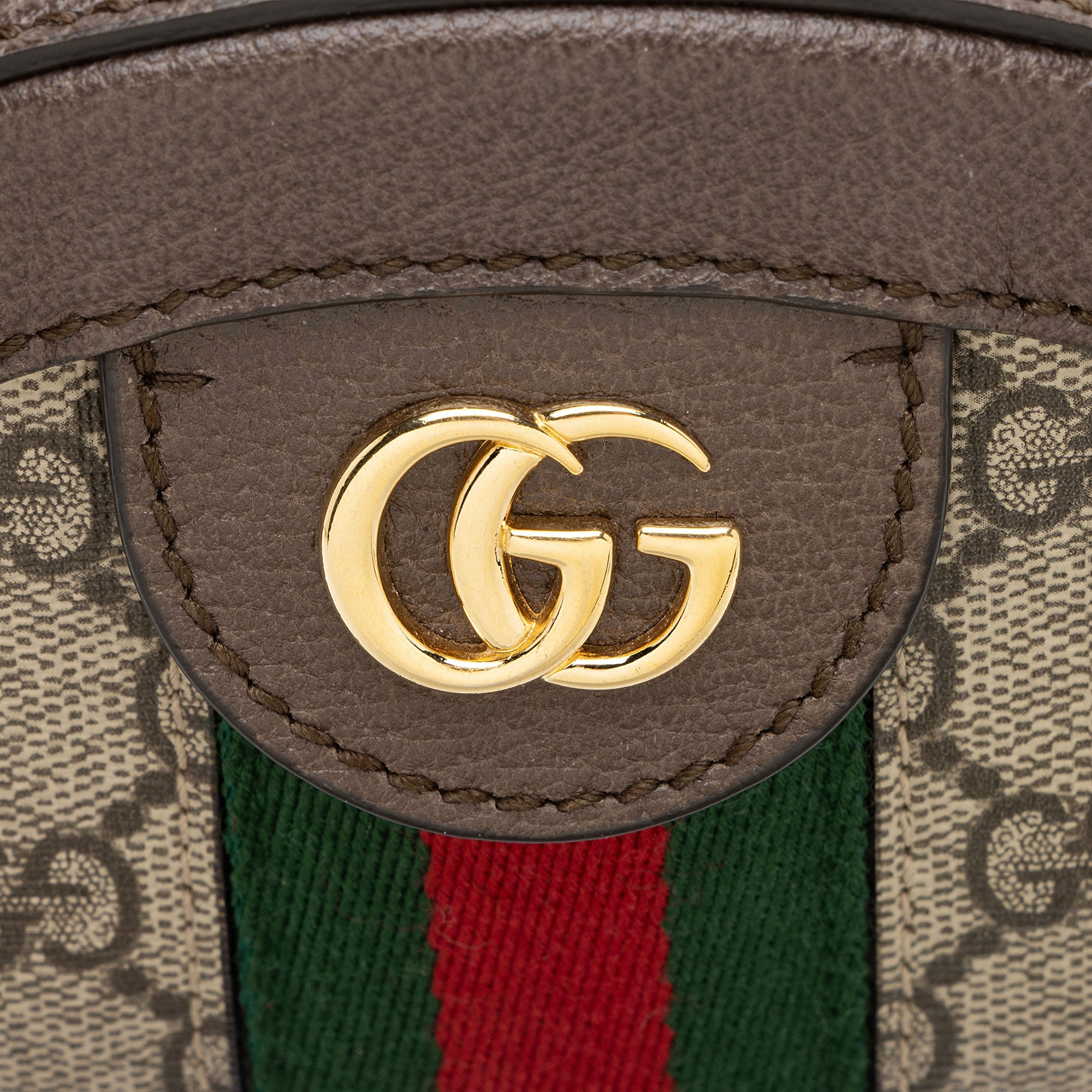 Gucci GG Supreme Ophidia Round Mini Shoulder Bag