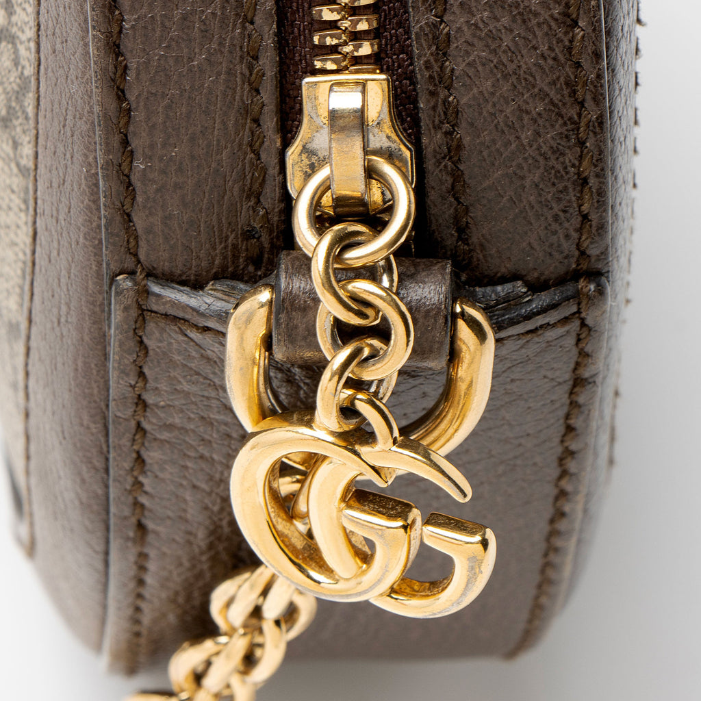 Gucci GG Supreme Ophidia Round Mini Shoulder Bag