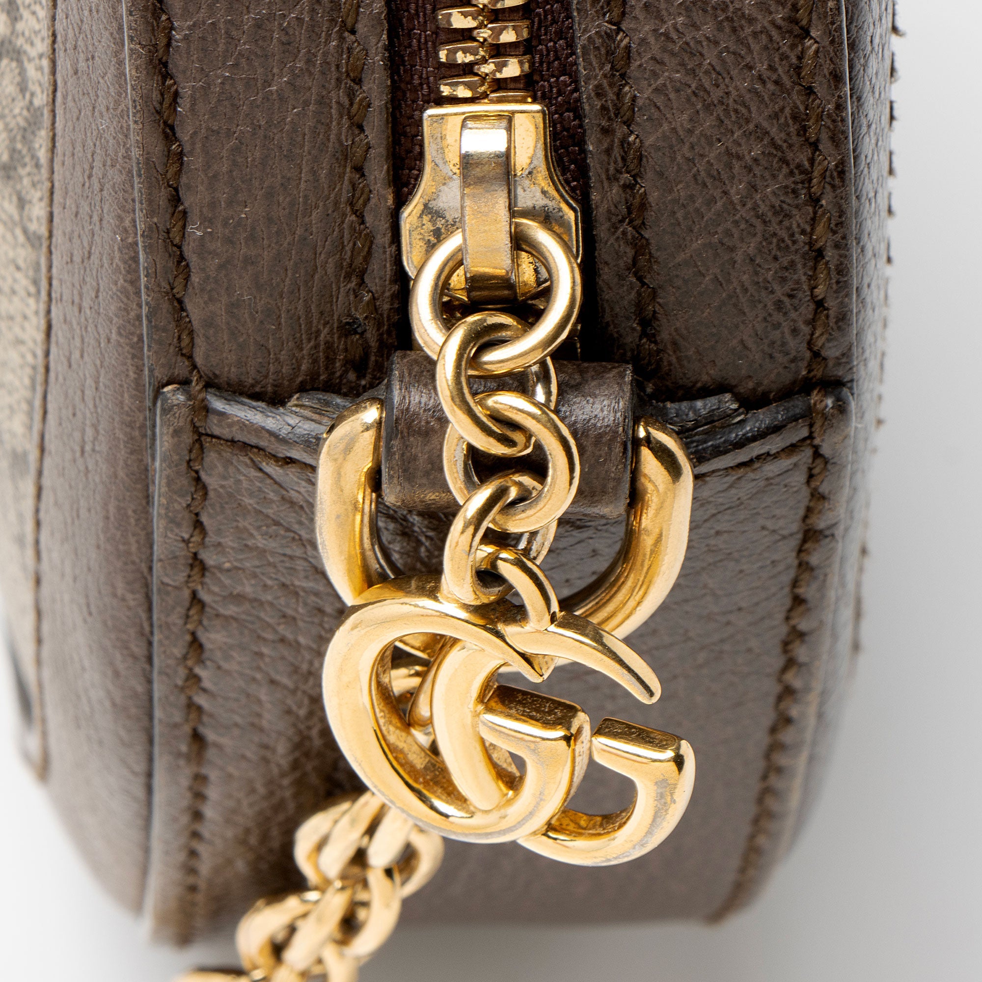 Gucci GG Supreme Ophidia Round Mini Shoulder Bag