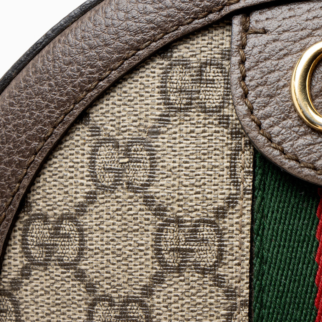 Gucci GG Supreme Ophidia Round Mini Shoulder Bag