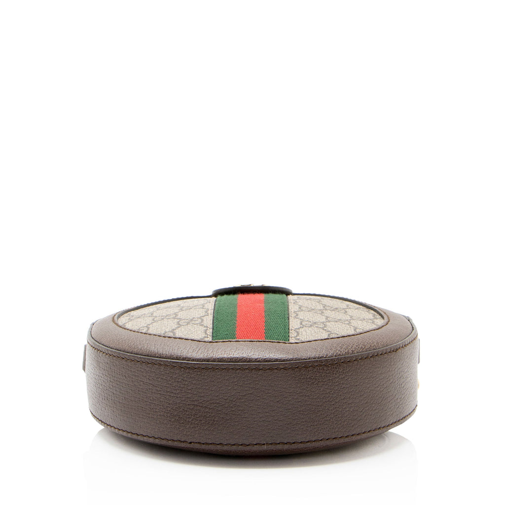 Gucci GG Supreme Ophidia Round Mini Shoulder Bag