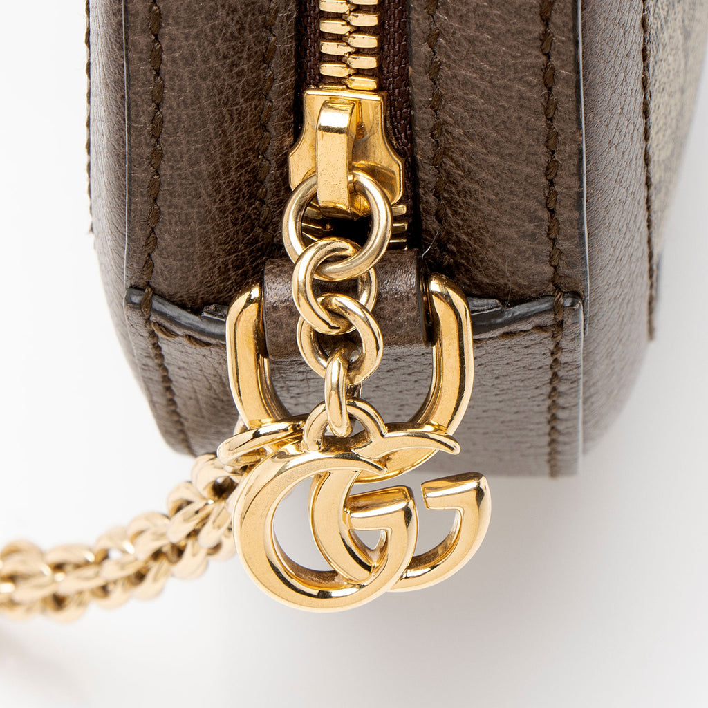 Gucci GG Supreme Ophidia Round Mini Shoulder Bag