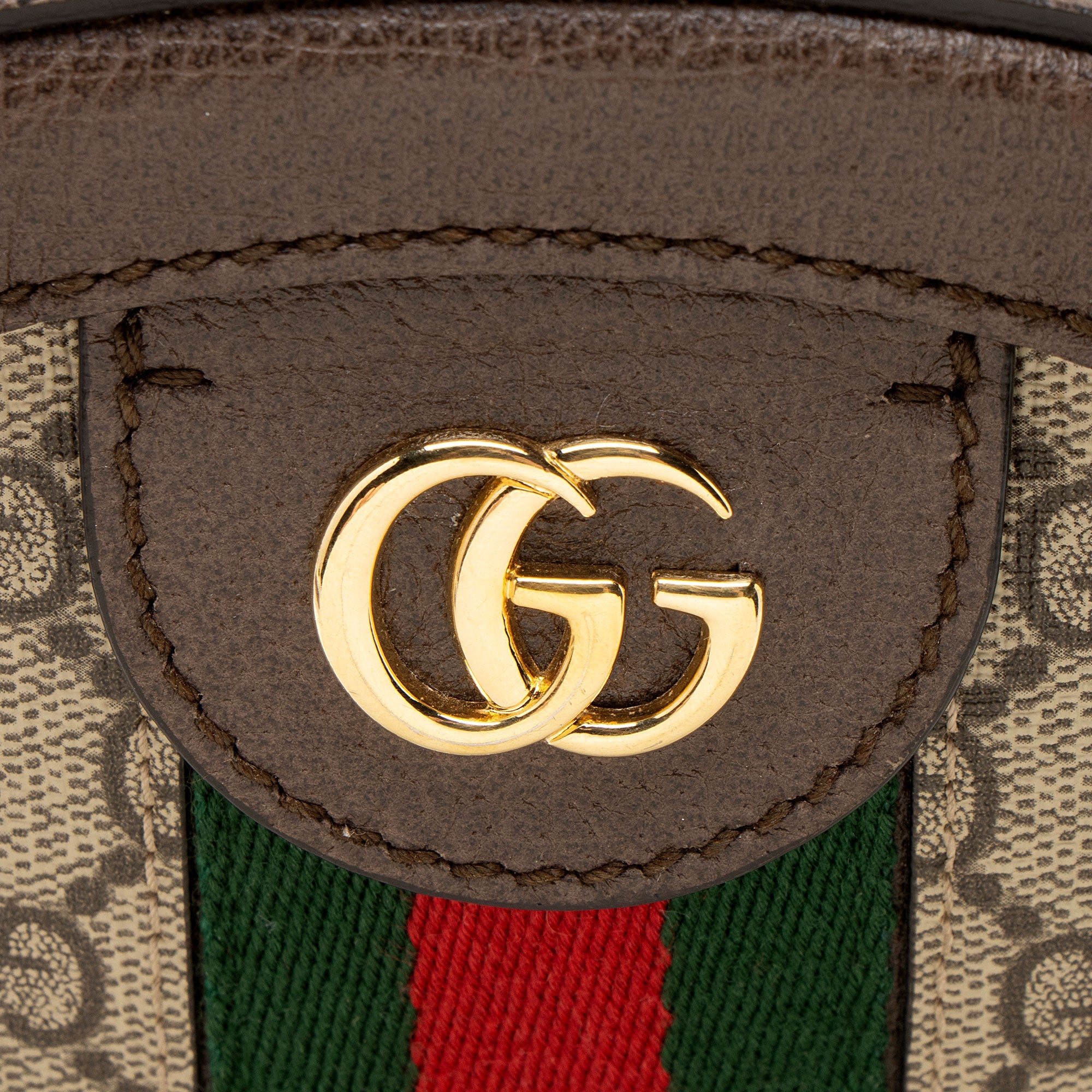 Gucci GG Supreme Ophidia Round Mini Shoulder Bag