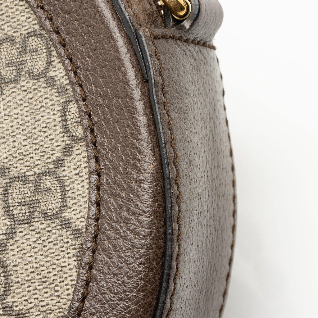 Gucci GG Supreme Ophidia Round Mini Shoulder Bag
