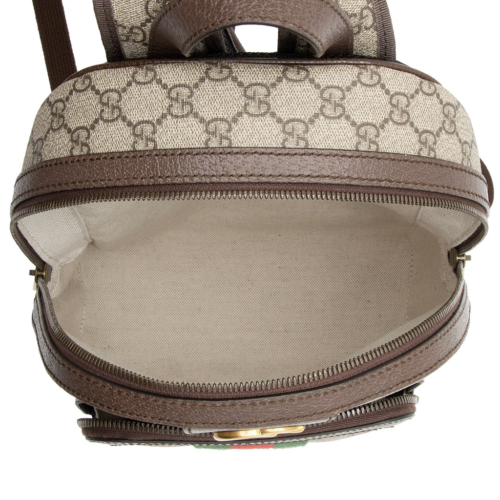 Gucci GG Supreme Ophidia Small Backpack (SHF-bxnAX0)