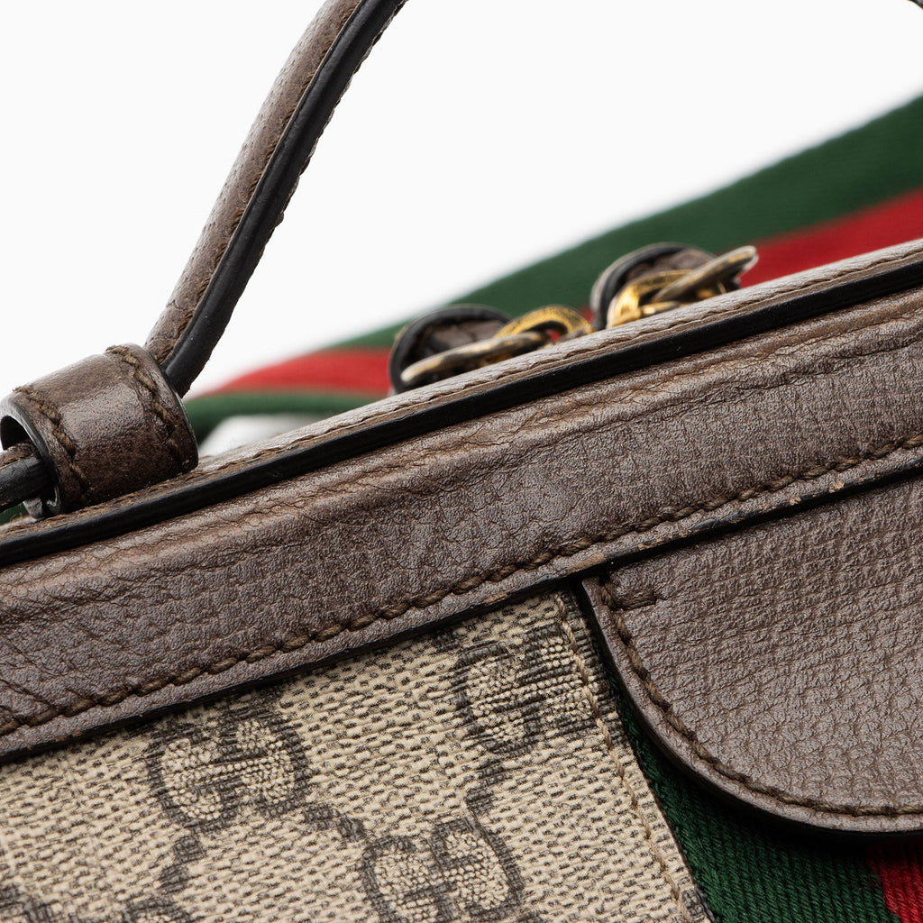 Gucci GG Supreme Ophidia Small Top Handle (SHF-rXEQFA)