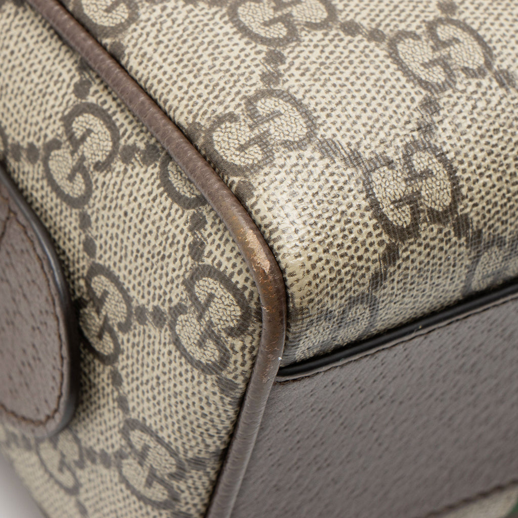 Gucci GG Supreme Ophidia Super Mini Boston Bag