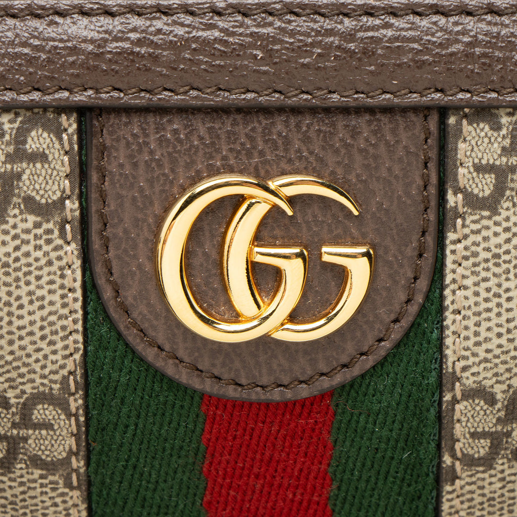 Gucci GG Supreme Ophidia Super Mini Boston Bag