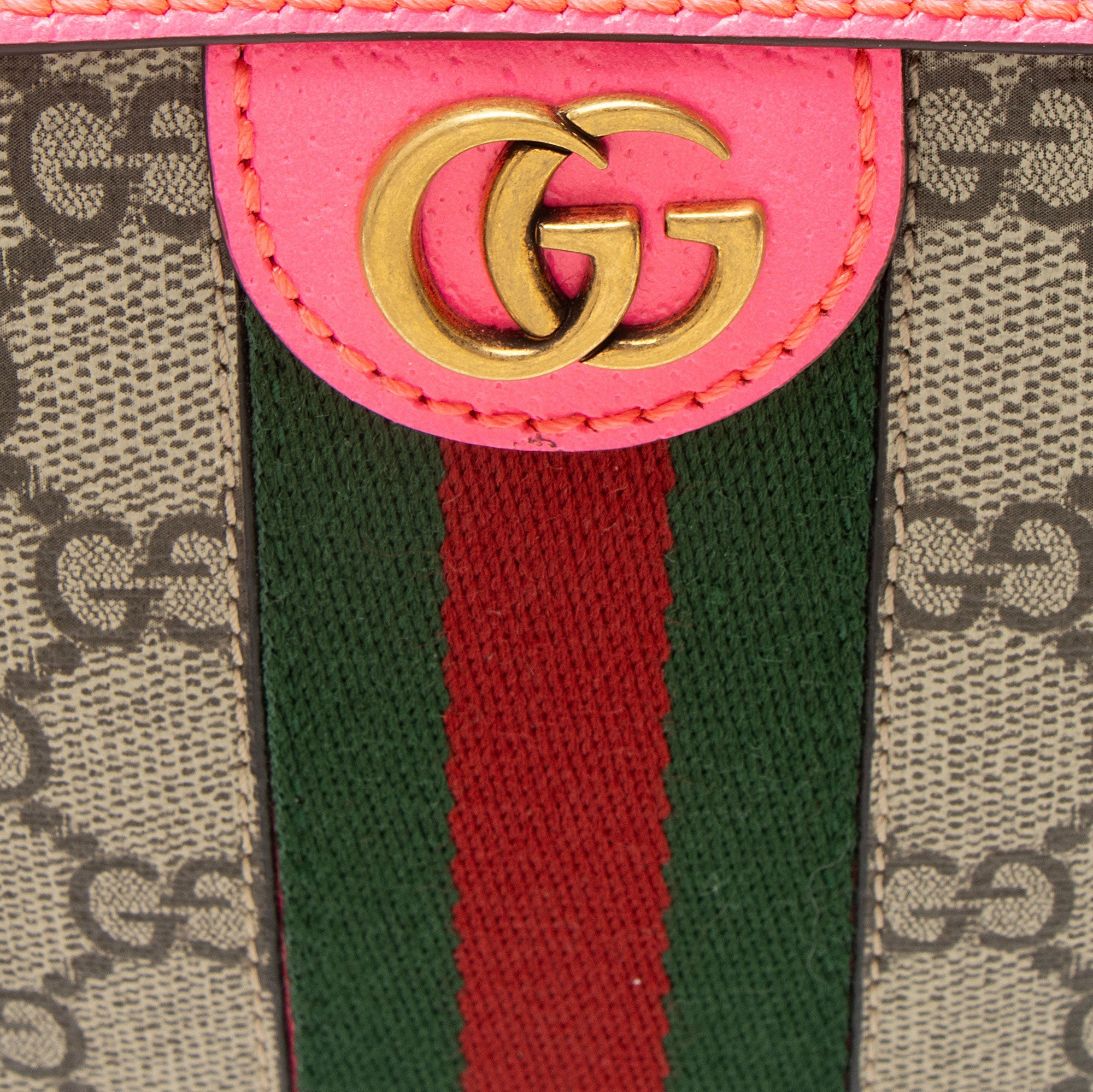 Gucci GG Supreme Ophidia Web Small Camera Bag