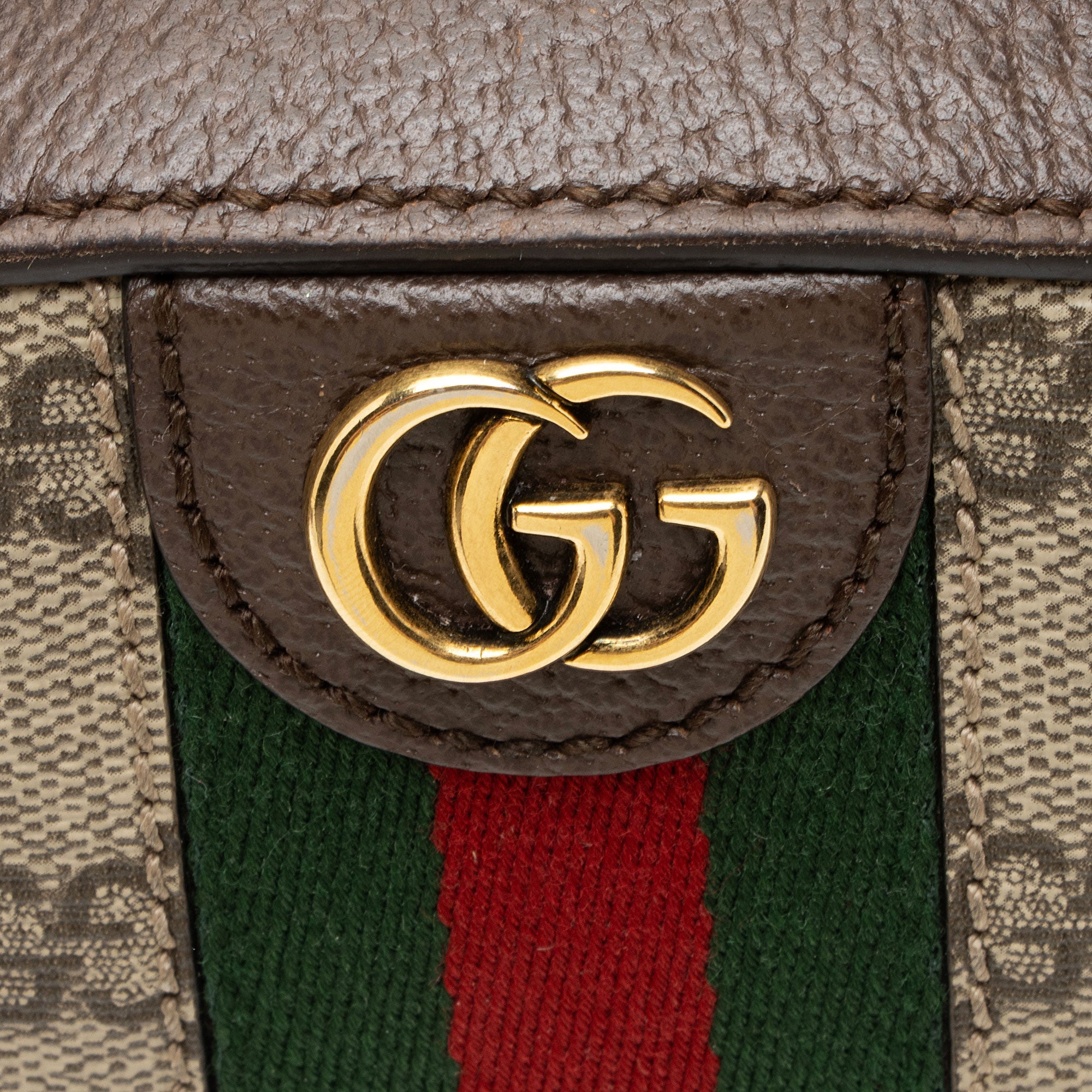 Gucci GG Supreme Ophidia Web Small Camera Bag