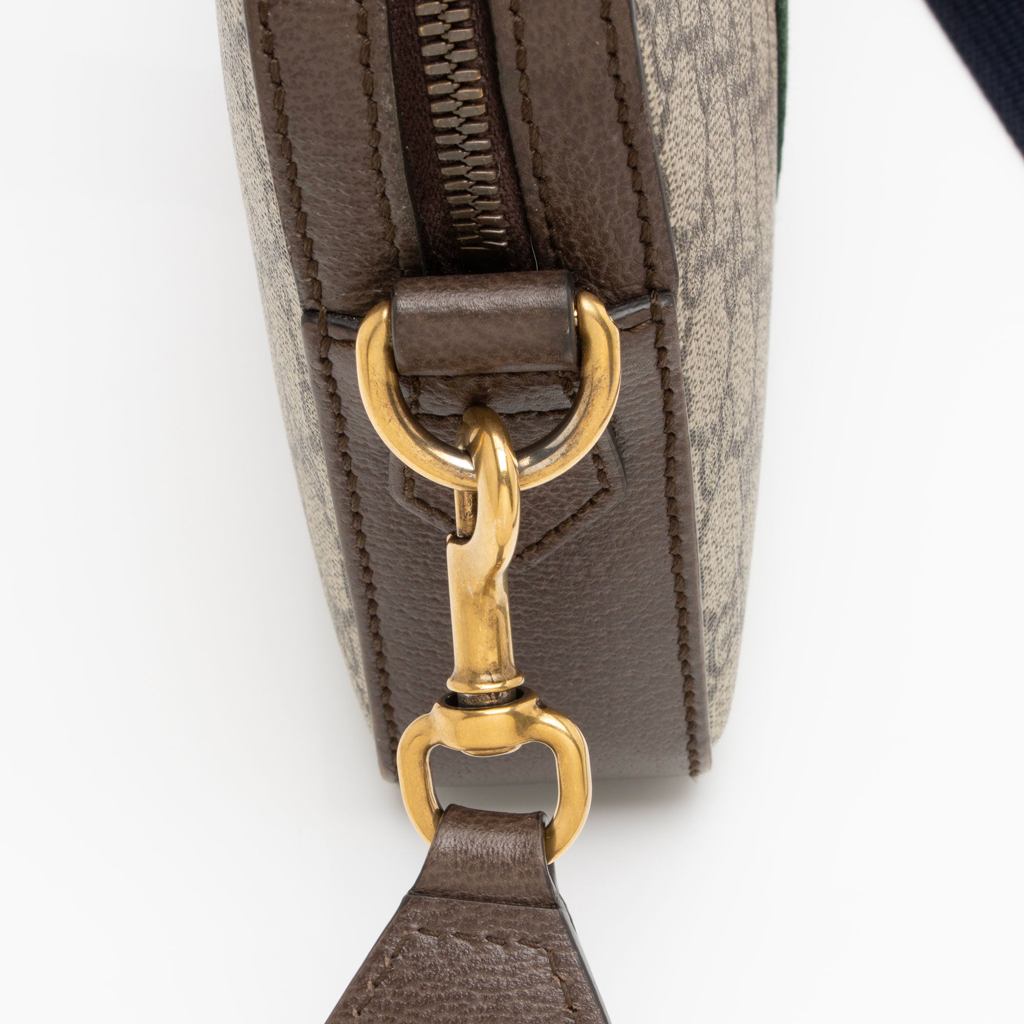 Gucci GG Supreme Ophidia Web Small Crossbody (SHF-E9hrMN)