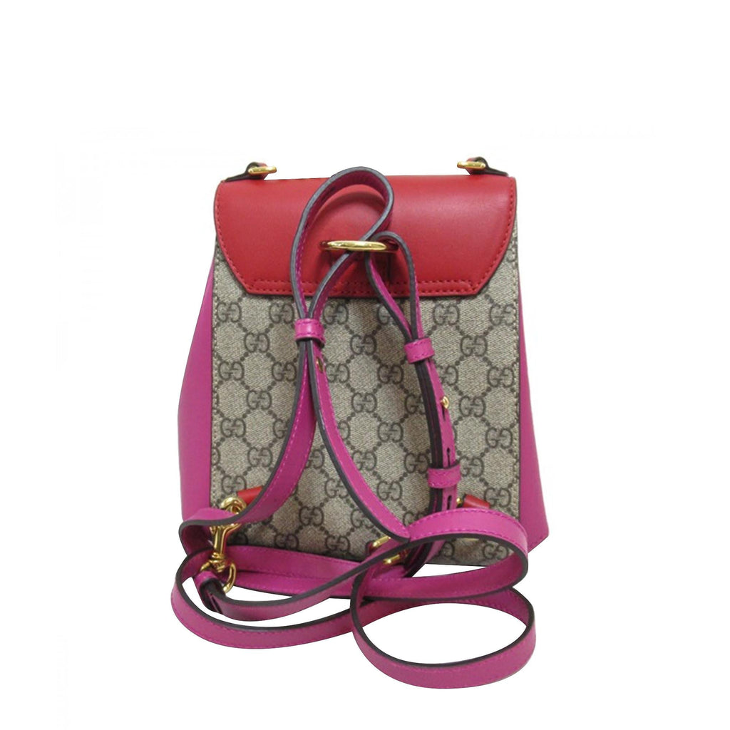 Gucci GG Supreme Padlock Backpack (SHG-rQ2M7Q)