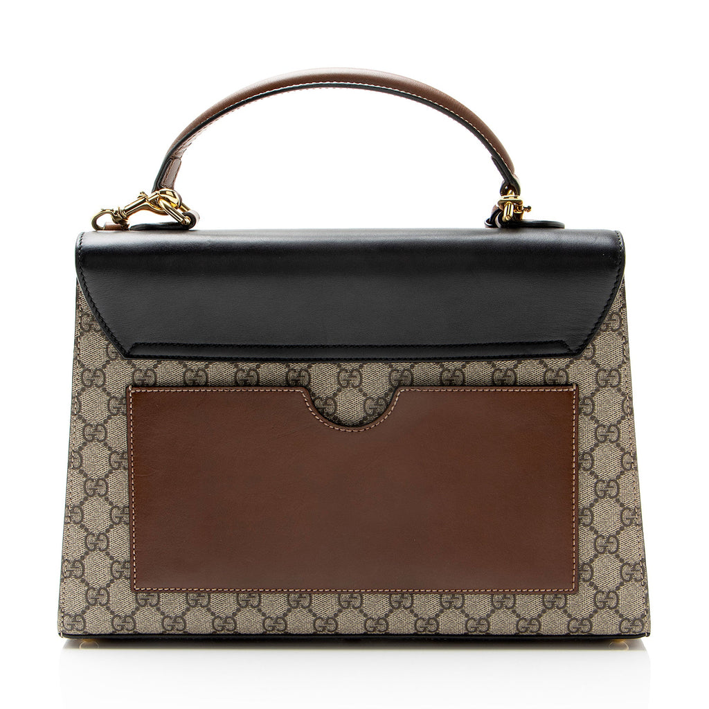 Gucci GG Supreme Padlock Medium Top Handle