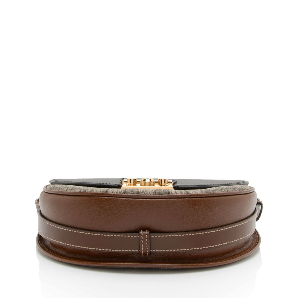 Gucci GG Supreme Padlock Saddle Small Shoulder Bag
