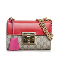 Gucci GG Supreme Padlock Shoulder Bag (SHG-vUf0Tt)