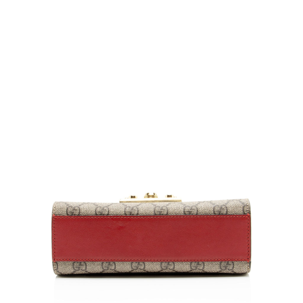 Gucci GG Supreme Padlock Small Shoulder Bag