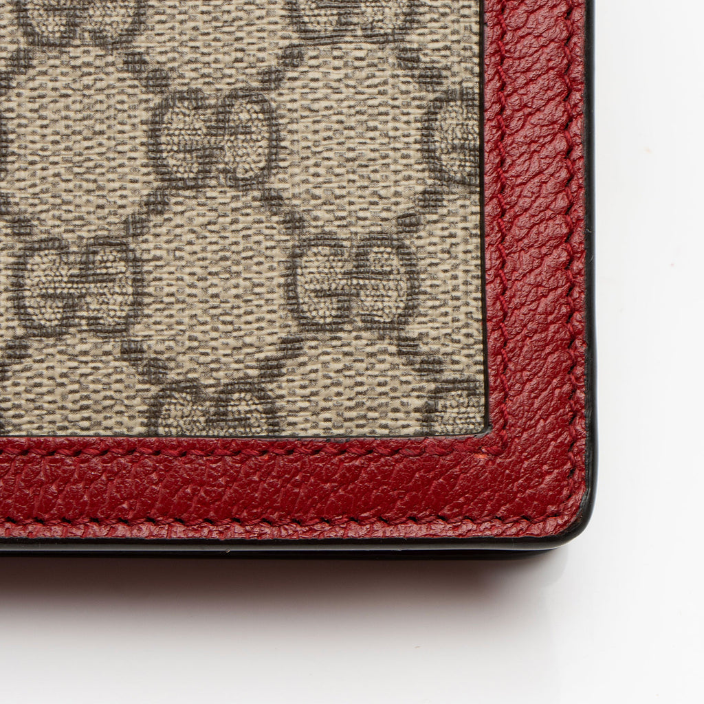 Gucci GG Supreme Queen Margaret Wallet on Chain (SHF-Cy5wDk)