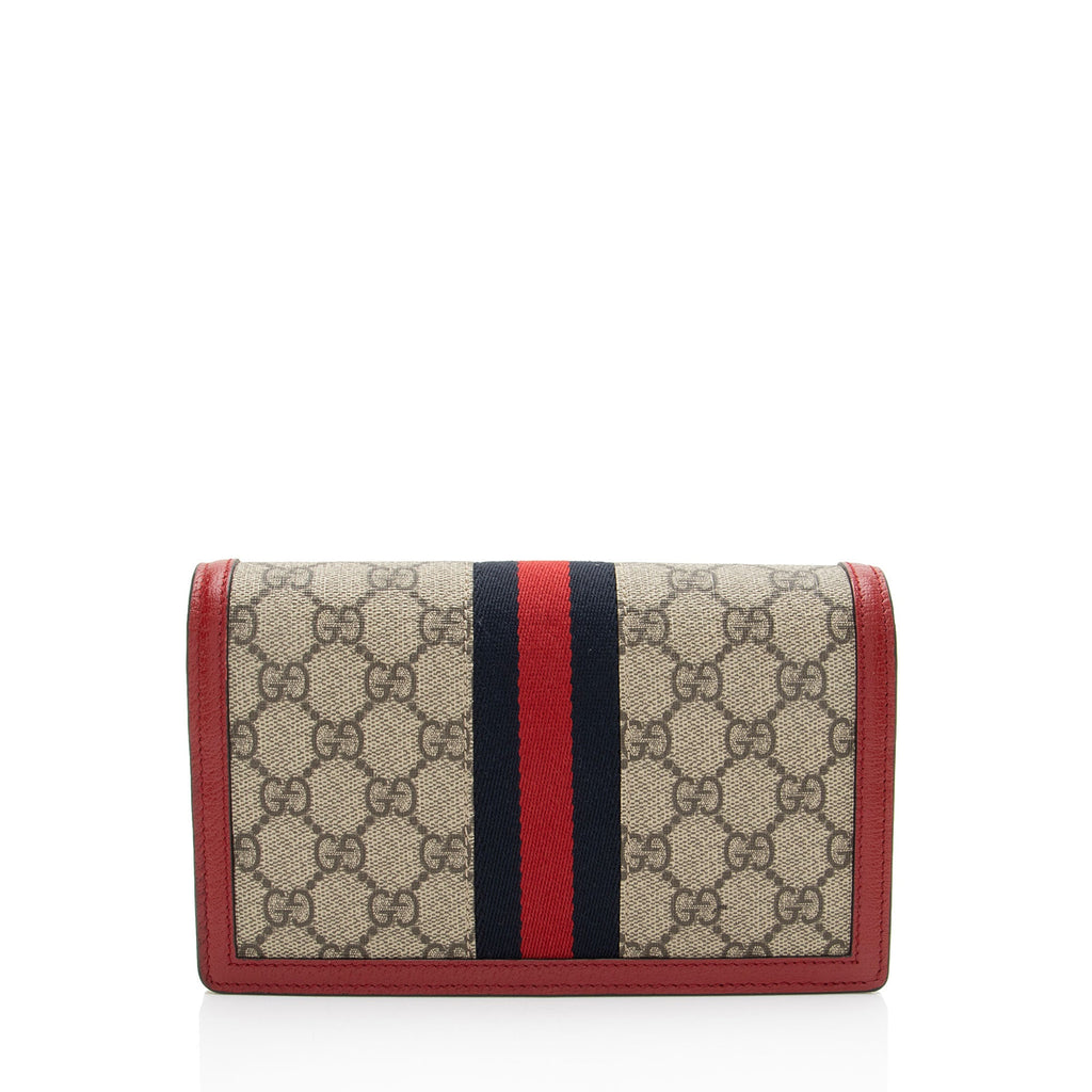 Gucci GG Supreme Queen Margaret Wallet on Chain