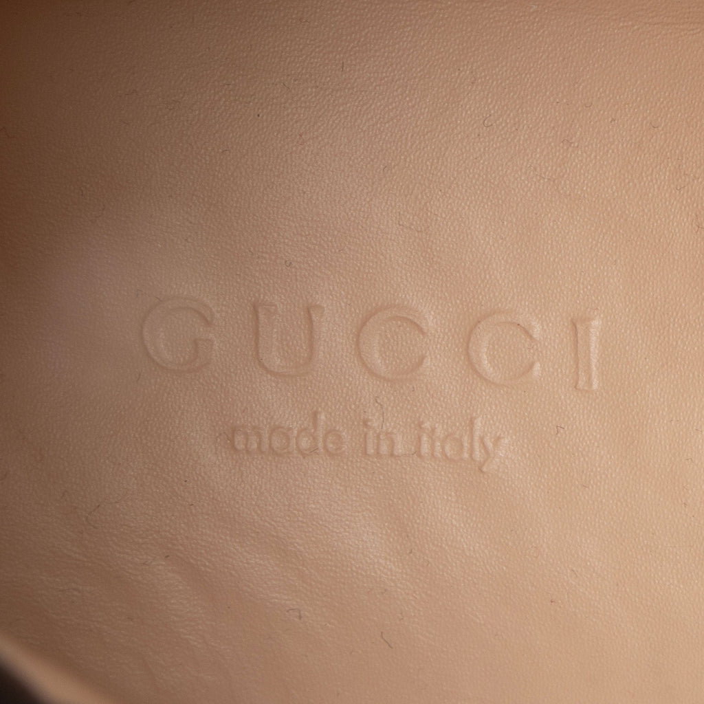 Gucci GG Supreme Quilted Calfskin Combat Boots - Size 8 / 38