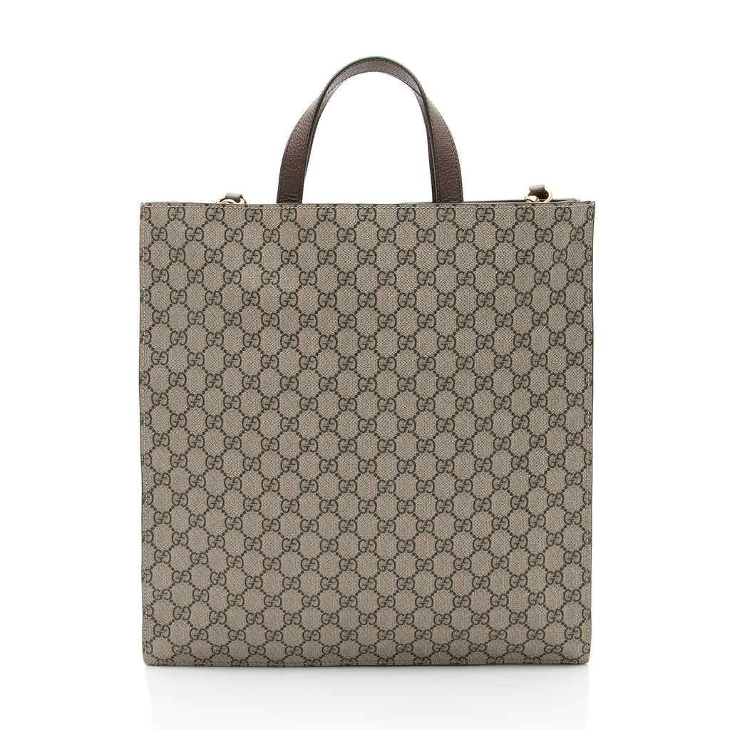 Gucci GG Supreme Soft Vertical Courrier Tote