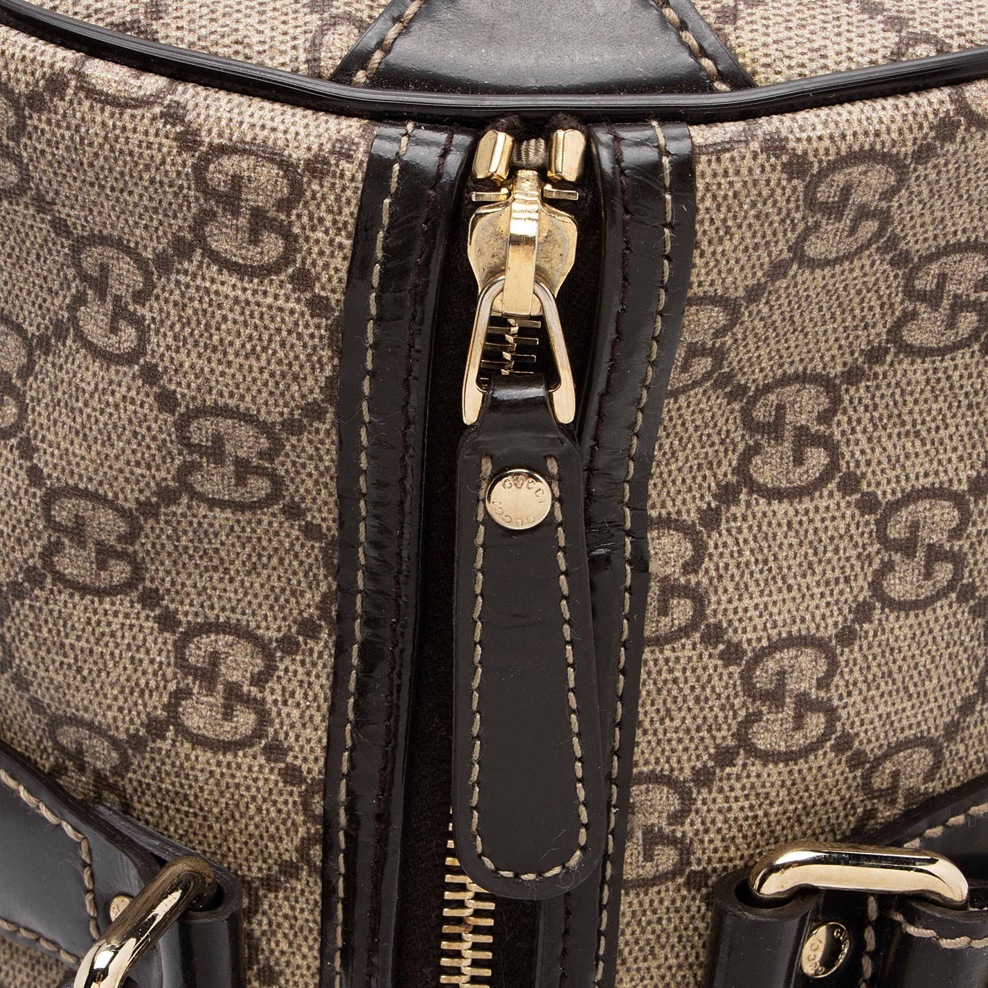 Gucci GG Supreme Tattoo Heart Medium Boston Bag (SHF-CqiJiV)