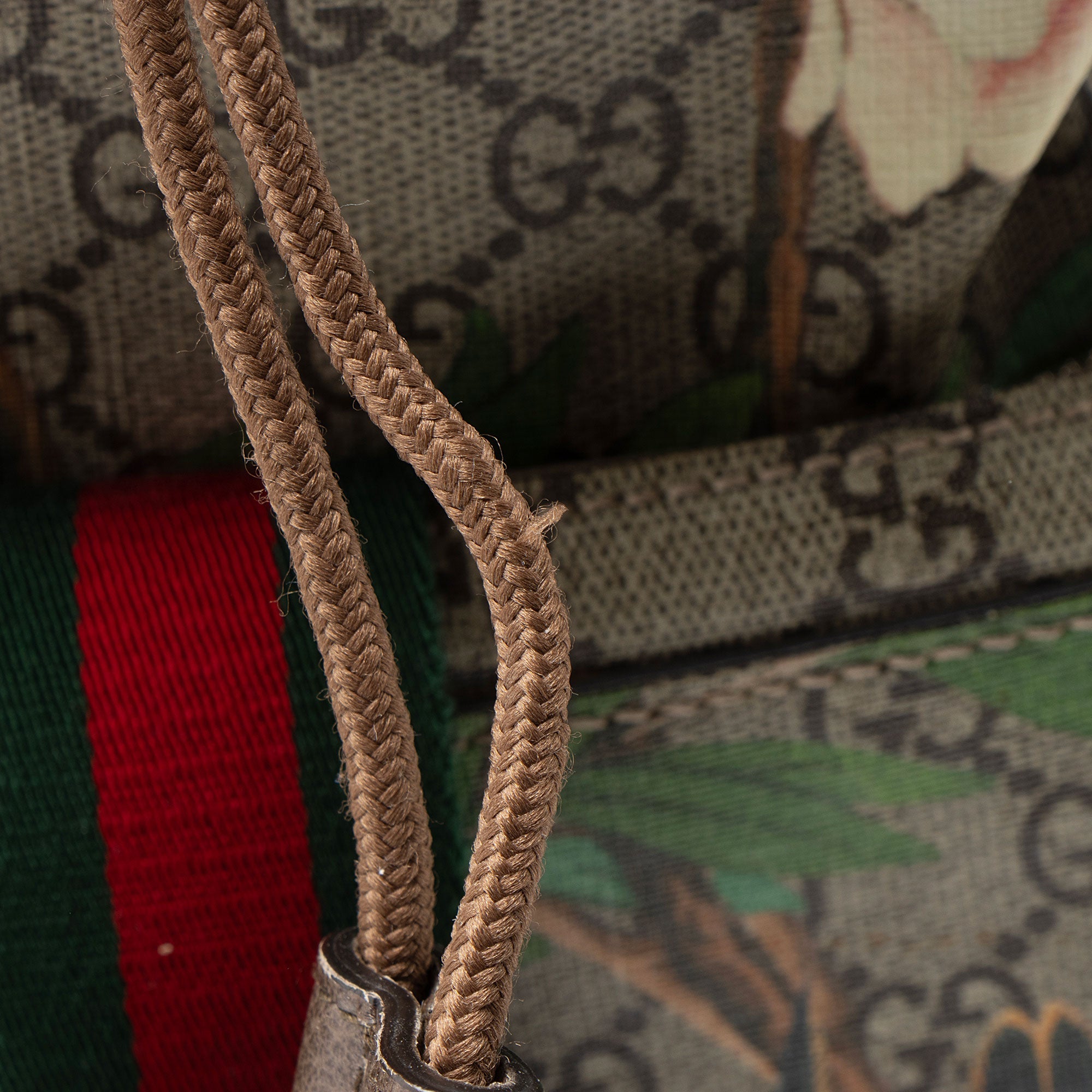 Gucci GG Supreme Tian Drawstring Backpack