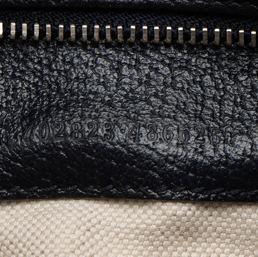 Gucci GG Supreme Web Attache Large Shoulder Bag