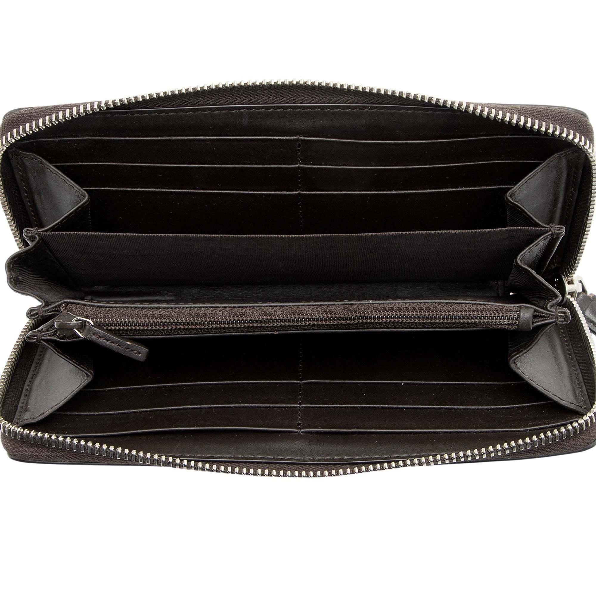 Gucci GG Supreme Web Bee Zip Around Wallet