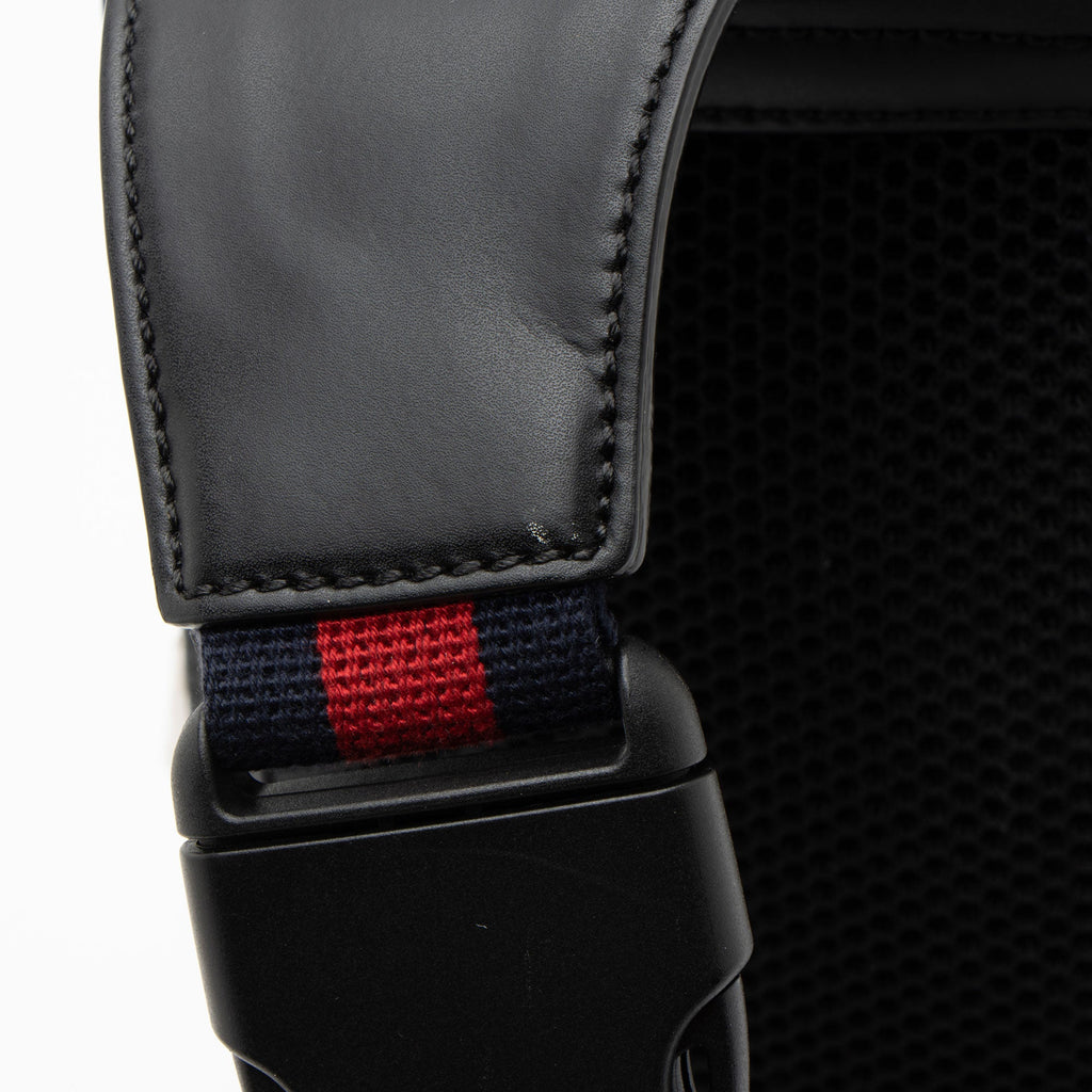 Gucci GG Supreme Web Zip Belt Bag (SHF-52MZPp)