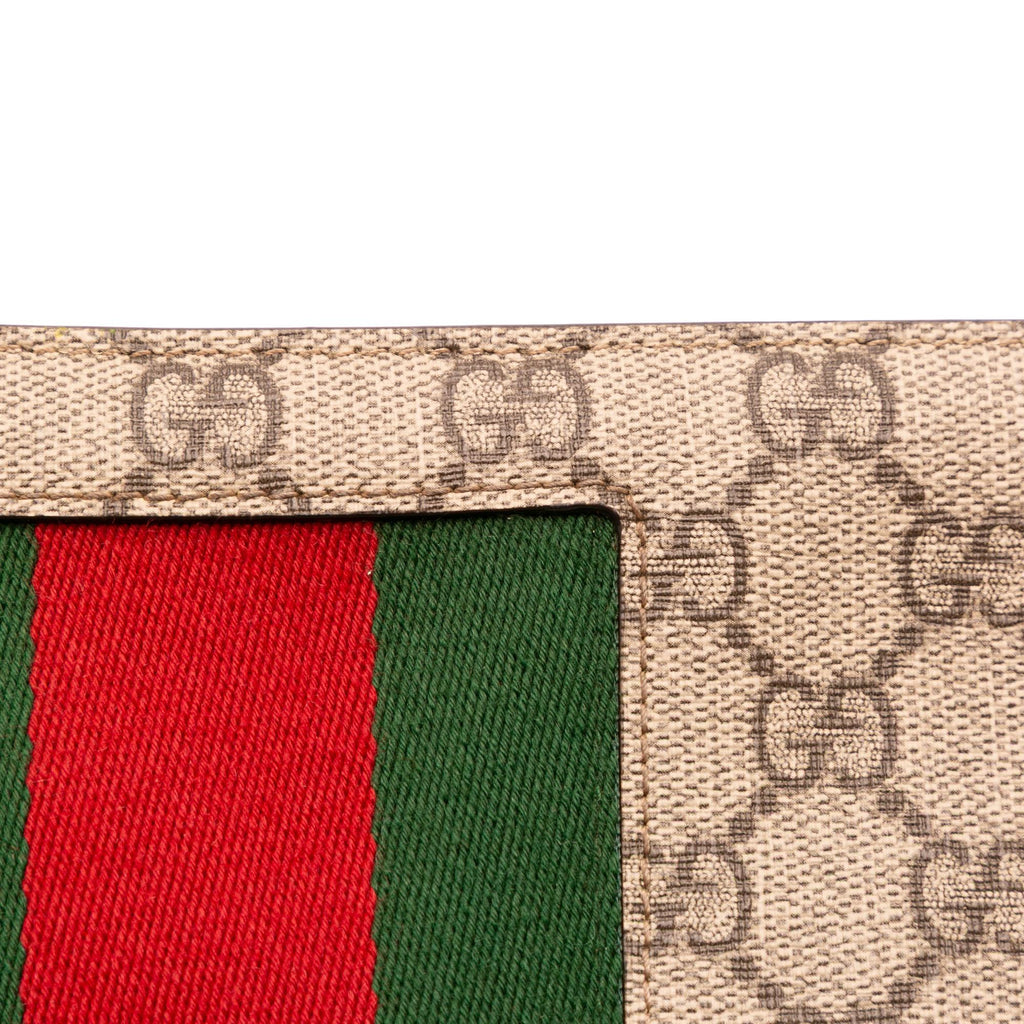 Gucci GG Supreme Web Clutch
