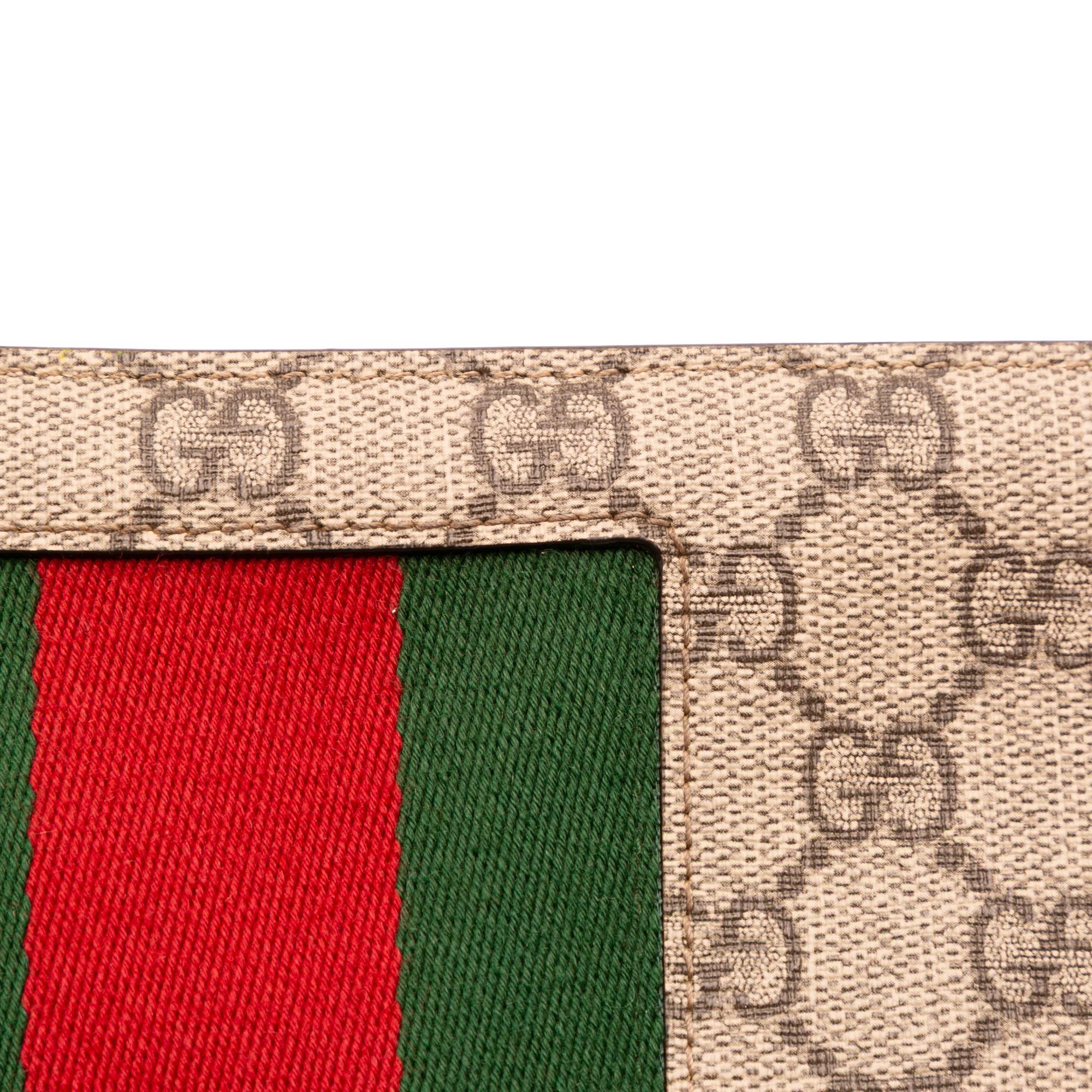 Gucci GG Supreme Web Clutch