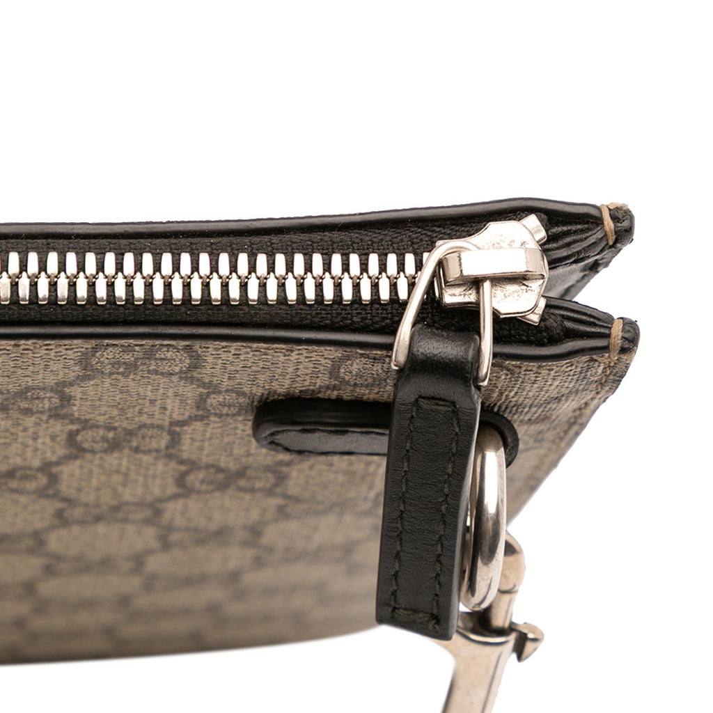 Gucci GG Supreme Web Clutch