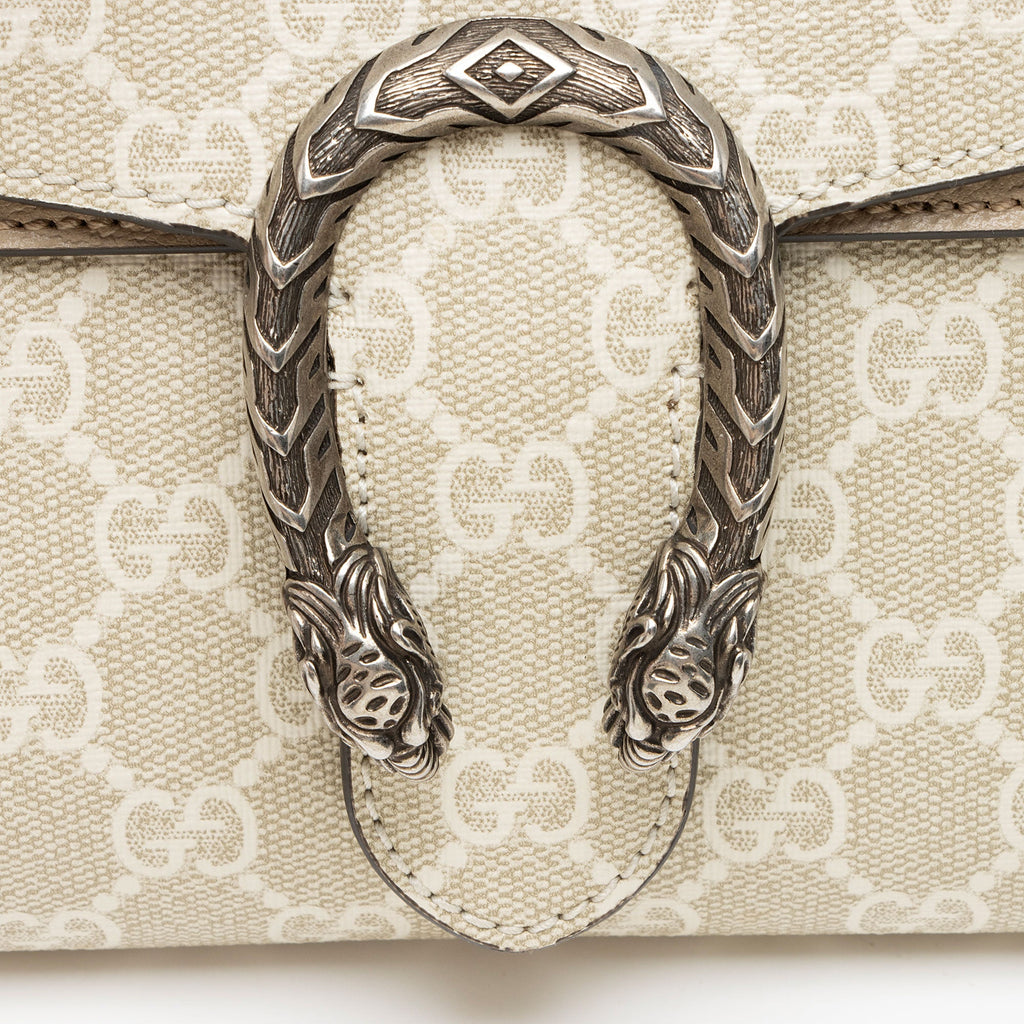 Gucci GG Supreme Web Dionysus E/W Small Flap Bag